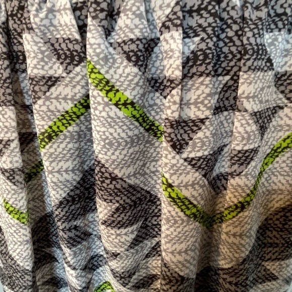 Mimi Chica Dress Grey Black Boho Southwest Maxi Size XS Western Print Sheer Long - Picture 5 of 12